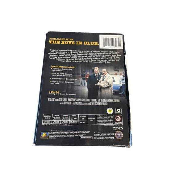 NYPD Blue Seasons 1 & 2 DVD Box Set Special Features New York Police Stories - Picture 2 of 3